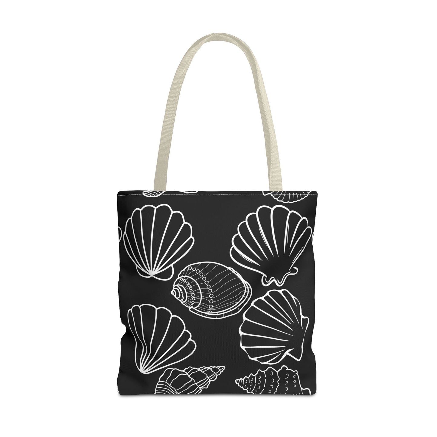 Elegant Shell Pattern Tote Bag - Perfect for Beach Days & Everyday Use