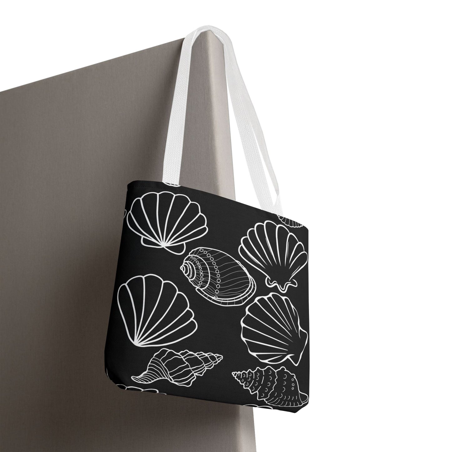 Elegant Shell Pattern Tote Bag - Perfect for Beach Days & Everyday Use