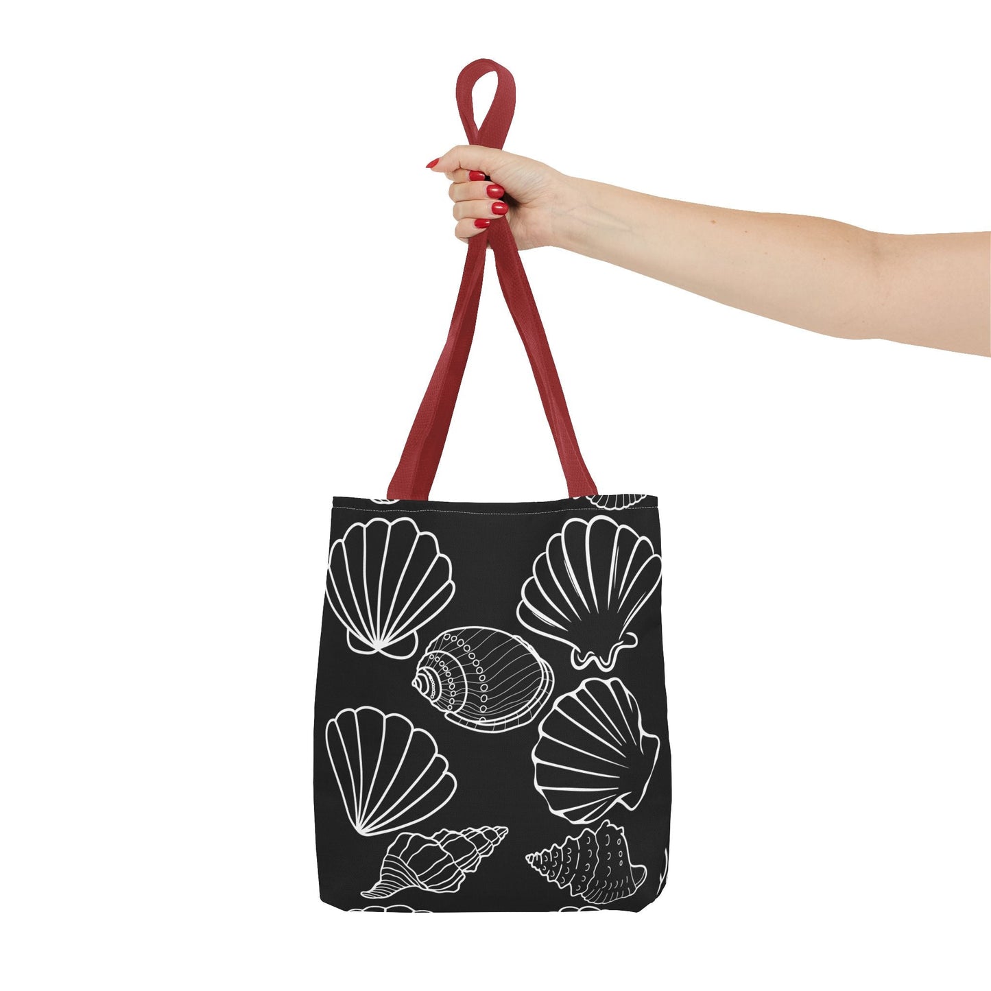 Elegant Shell Pattern Tote Bag - Perfect for Beach Days & Everyday Use