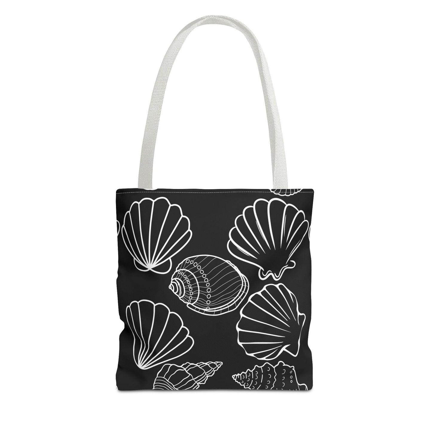 Elegant Shell Pattern Tote Bag - Perfect for Beach Days & Everyday Use