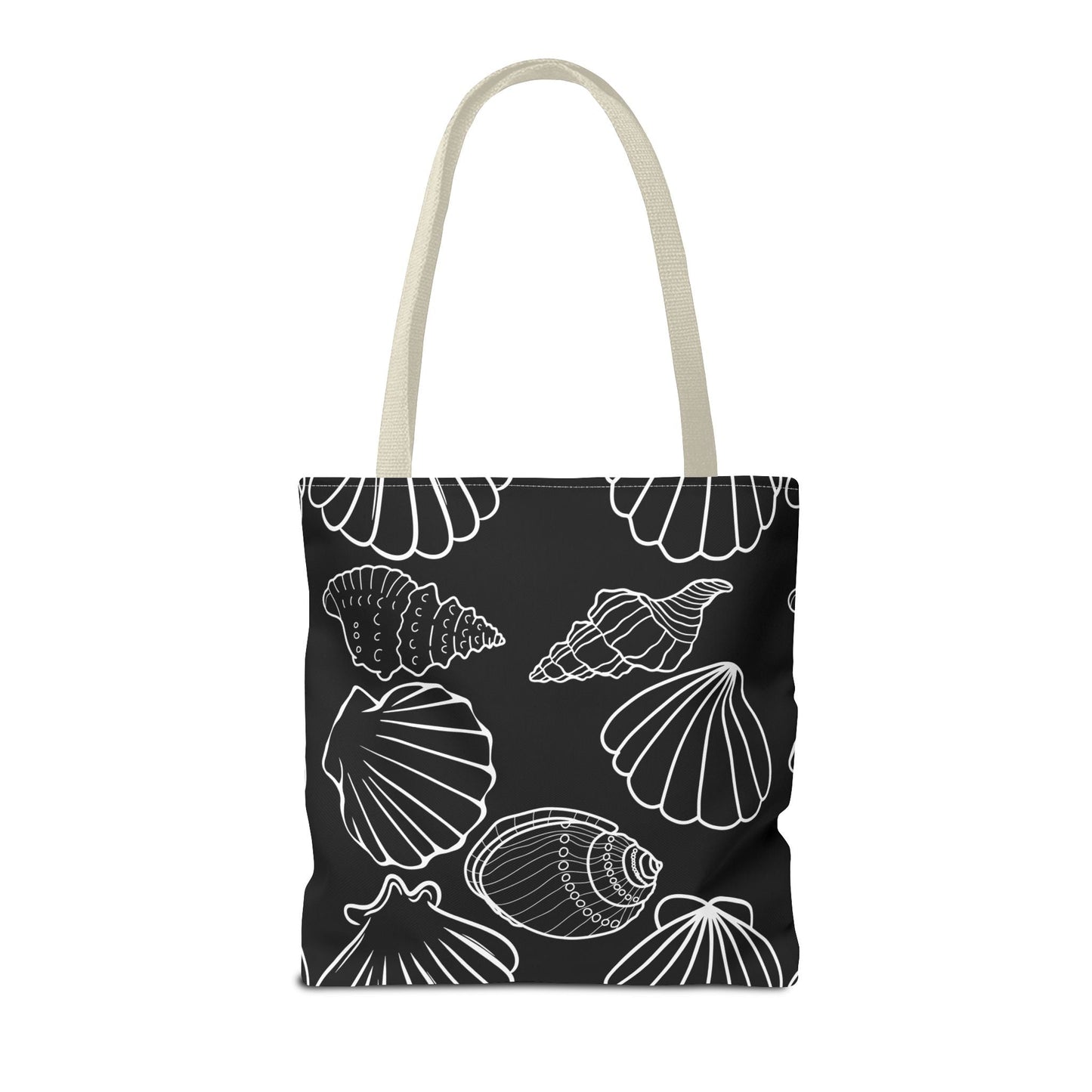 Elegant Shell Pattern Tote Bag - Perfect for Beach Days & Everyday Use