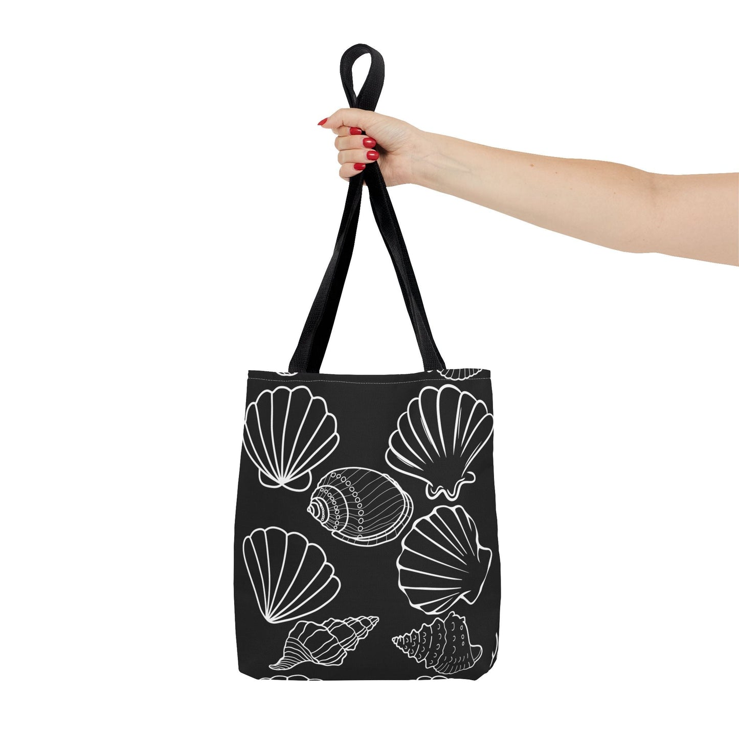 Elegant Shell Pattern Tote Bag - Perfect for Beach Days & Everyday Use