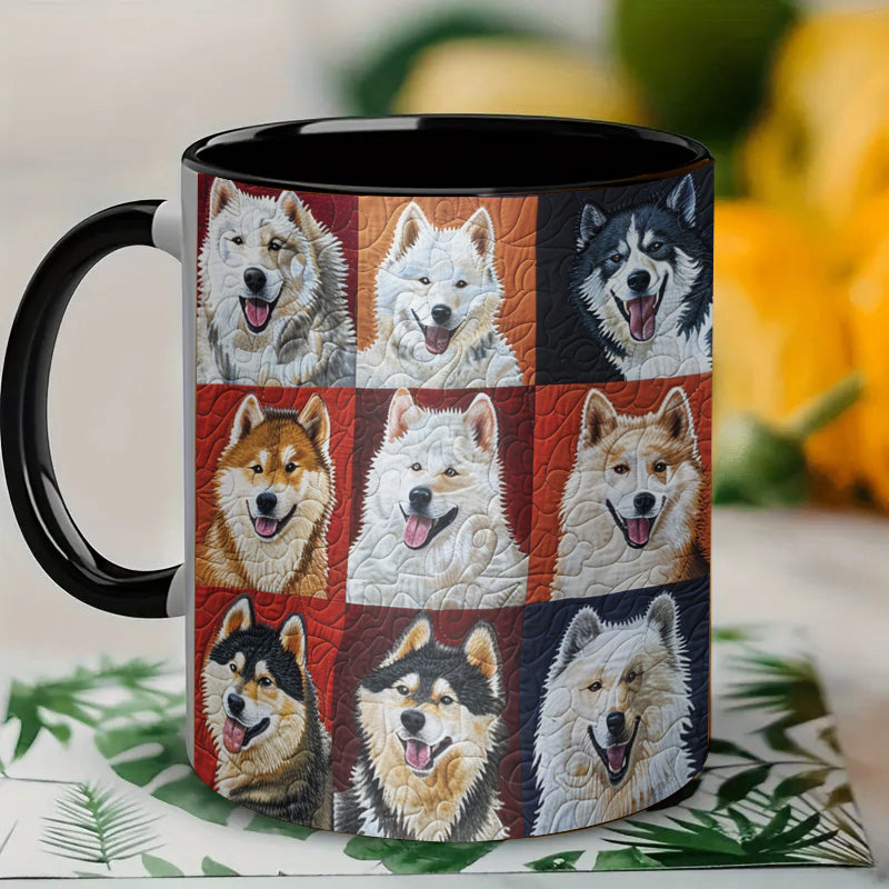 3D Dog Ceramic Coffee Mug