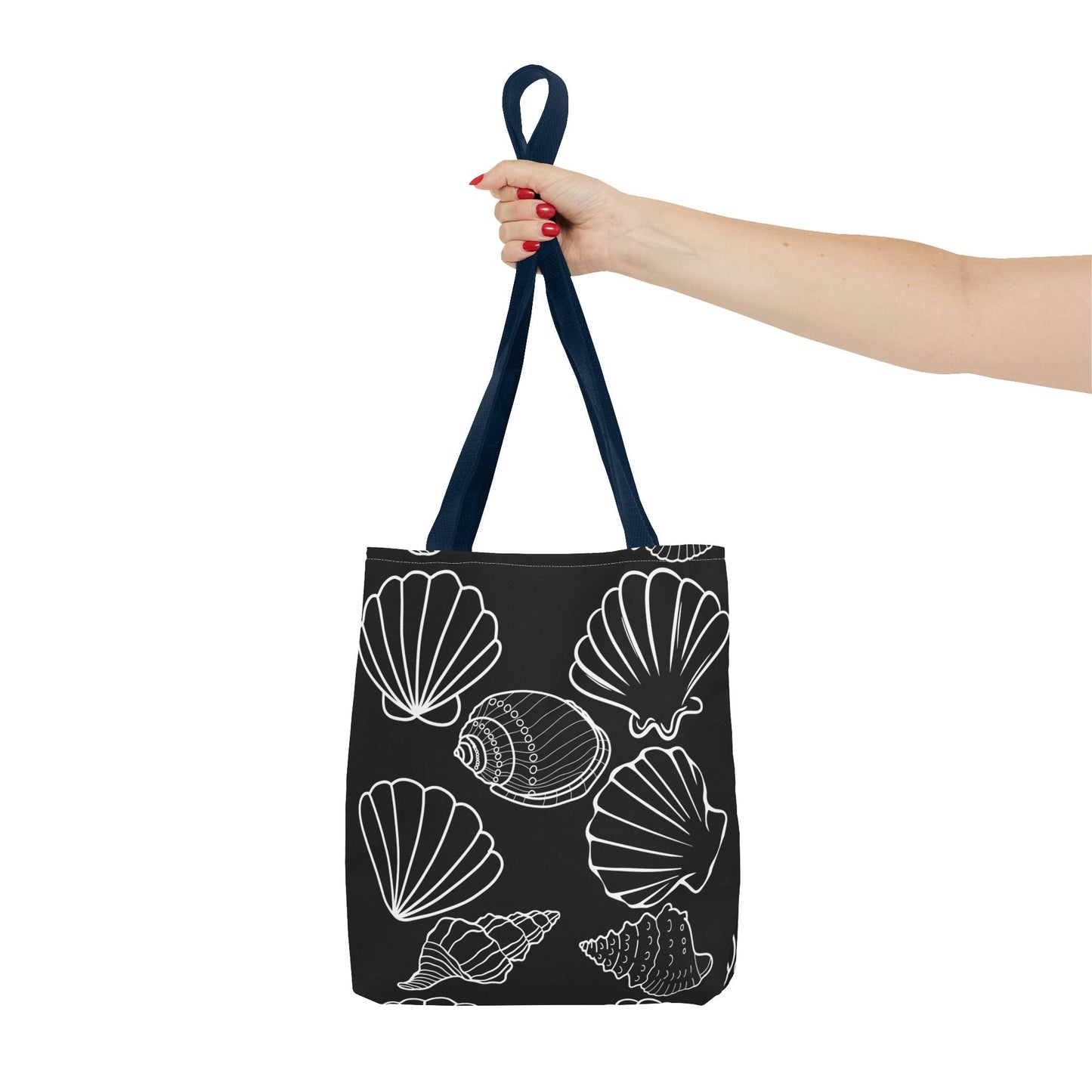 Elegant Shell Pattern Tote Bag - Perfect for Beach Days & Everyday Use