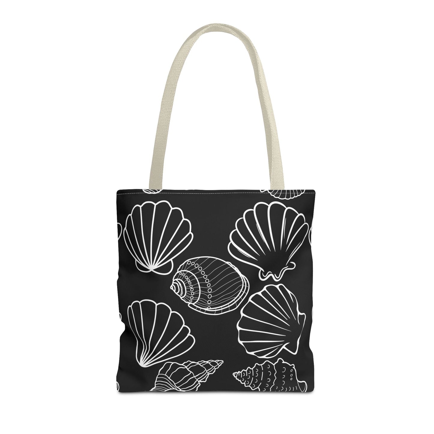 Elegant Shell Pattern Tote Bag - Perfect for Beach Days & Everyday Use