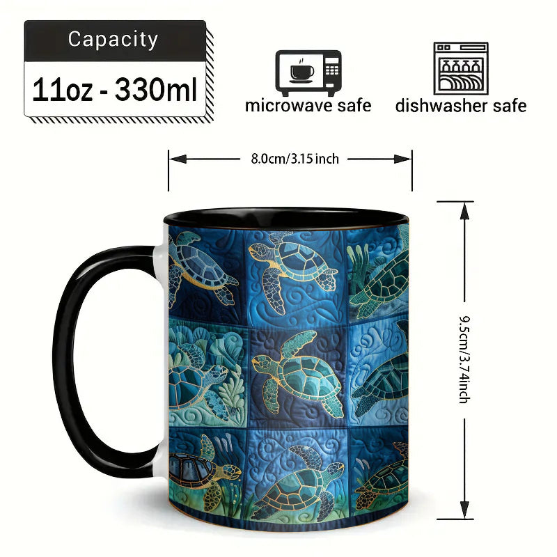 Turtle Ceramic Coffee Mug