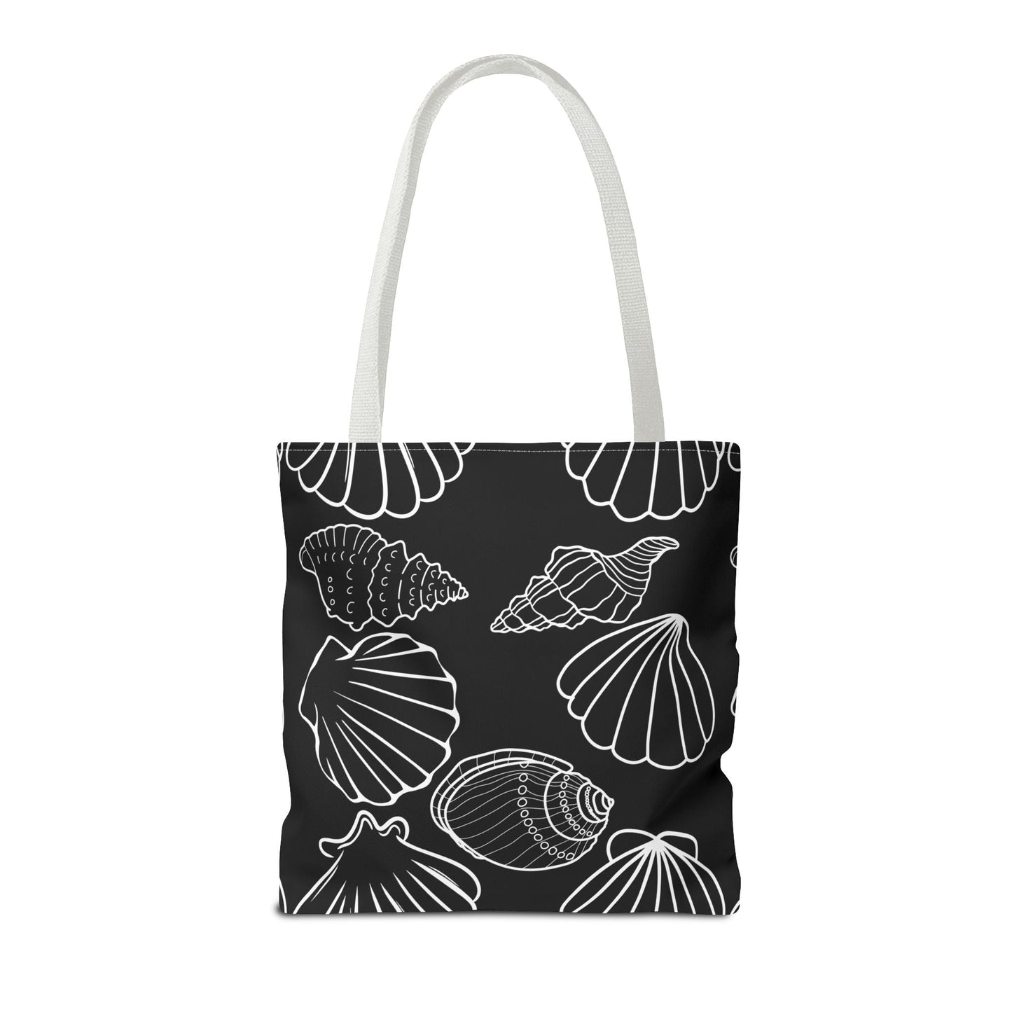 Elegant Shell Pattern Tote Bag - Perfect for Beach Days & Everyday Use