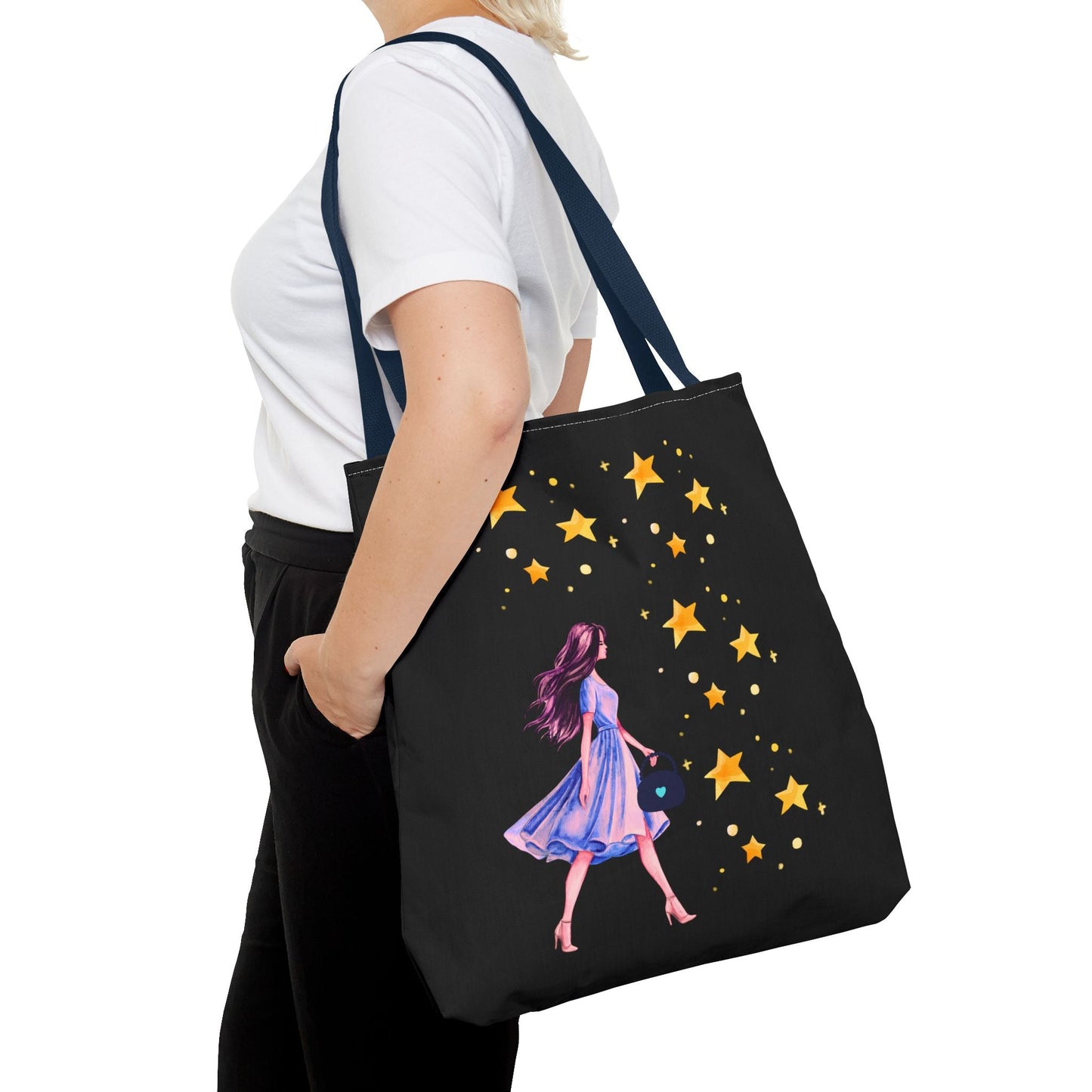 Starry Night Tote Bag | Stylish Woman Carryall | Perfect for Everyday Use & Special Occasions