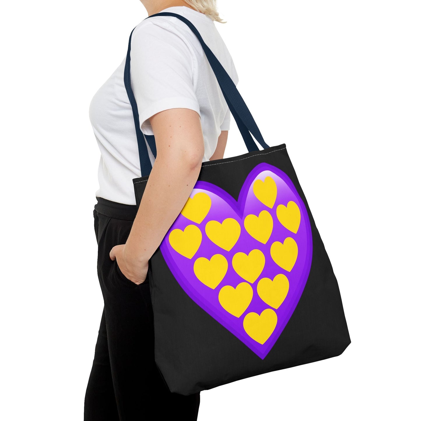 Vibrant Heart Tote Bag - Perfect for Gifts and Everyday Use