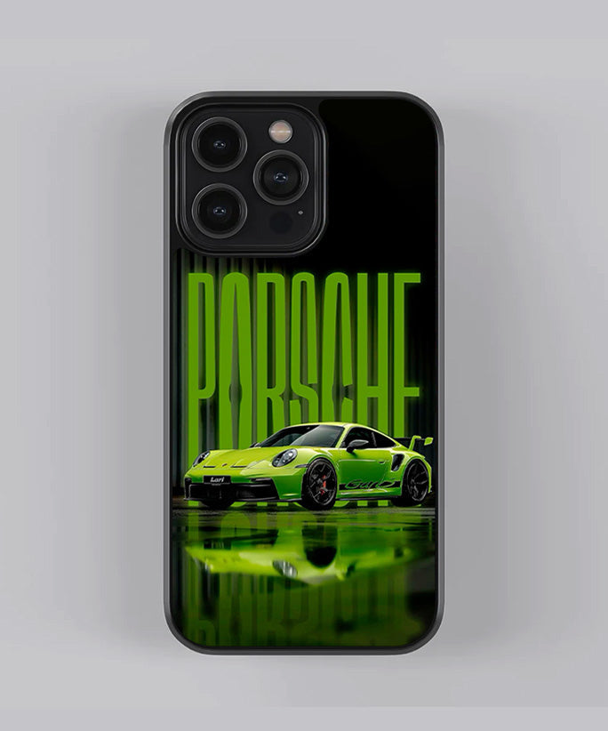 Porsche 911 GT3 RS in Green Premium Case