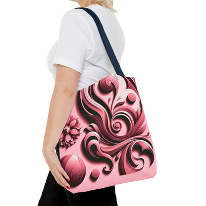 Stylish Floral Tote Bag - Elegant Floral Design for Everyday Use