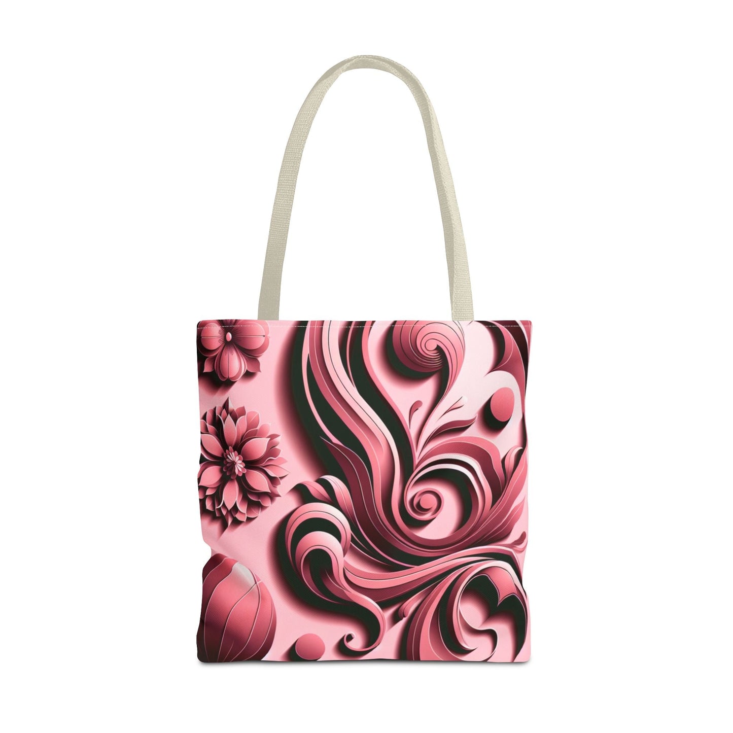 Stylish Floral Tote Bag - Elegant Floral Design for Everyday Use
