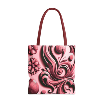 Stylish Floral Tote Bag - Elegant Floral Design for Everyday Use