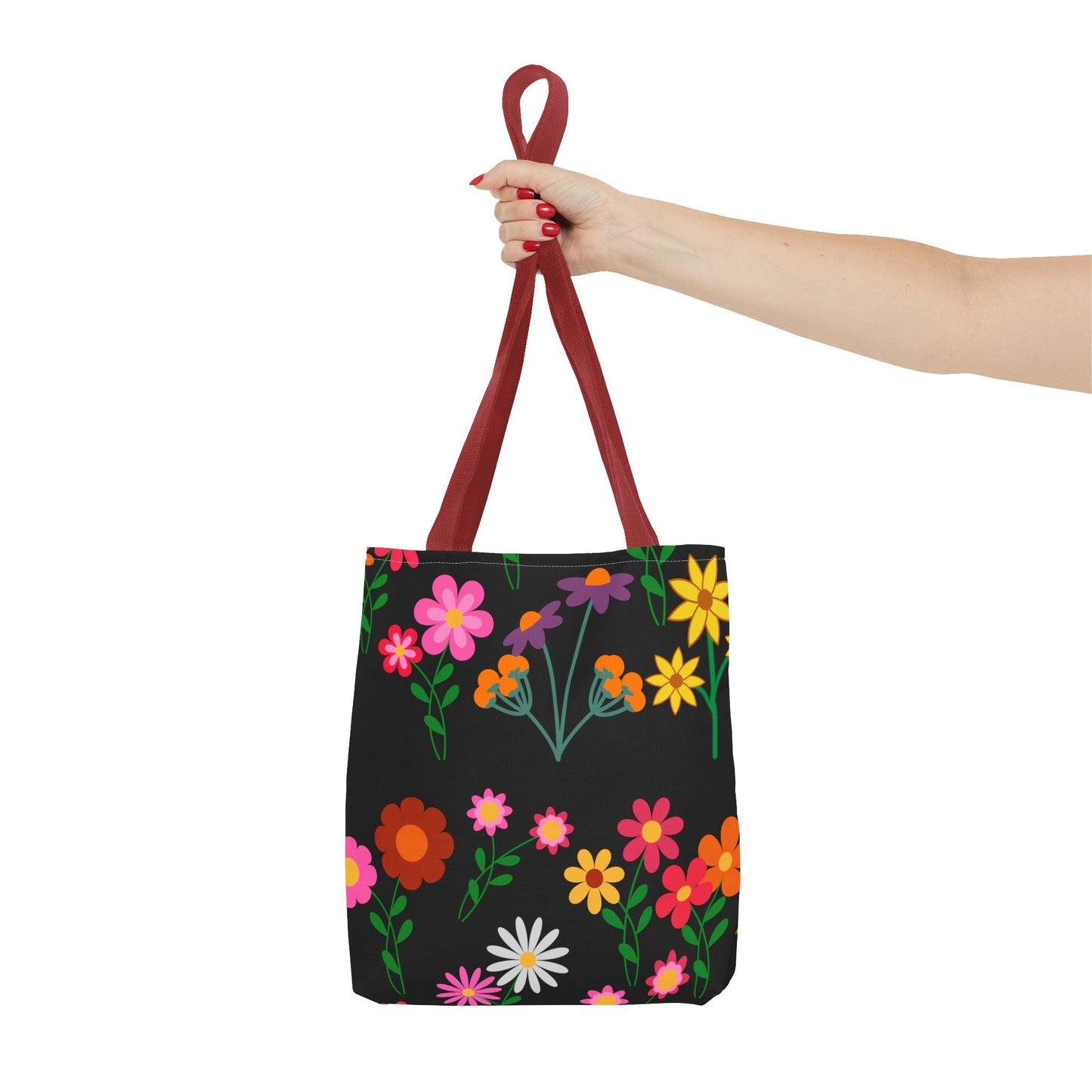 Colorful Floral Tote Bag – Eco-Friendly Every Day Essentials