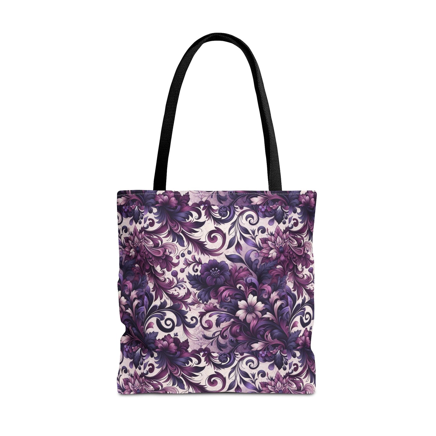 Floral Elegance Tote Bag - Stylish and Versatile Floral Pattern for Everyday Use