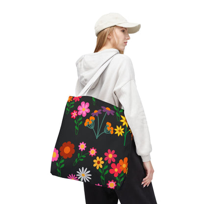 Colorful Floral Tote Bag – Eco-Friendly Every Day Essentials
