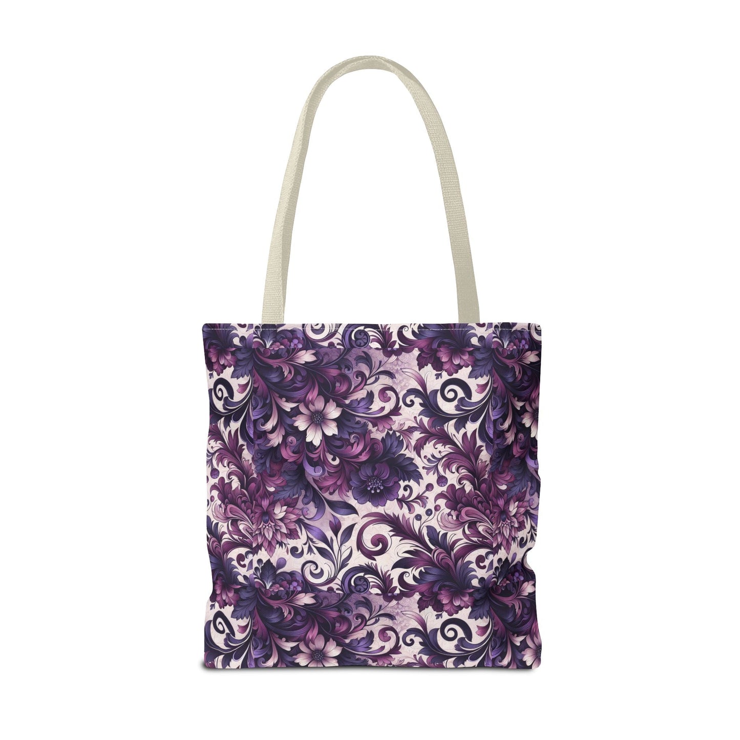 Floral Elegance Tote Bag - Stylish and Versatile Floral Pattern for Everyday Use
