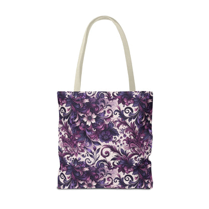 Floral Elegance Tote Bag - Stylish and Versatile Floral Pattern for Everyday Use