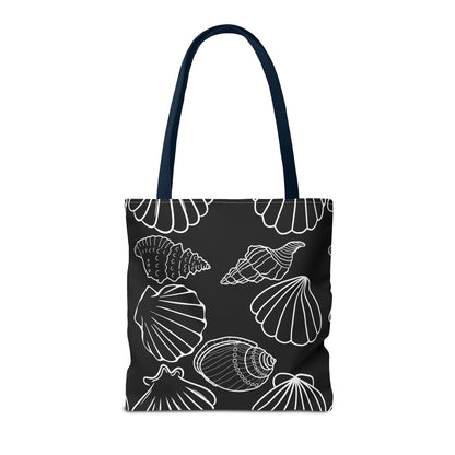 Elegant Shell Pattern Tote Bag - Perfect for Beach Days & Everyday Use
