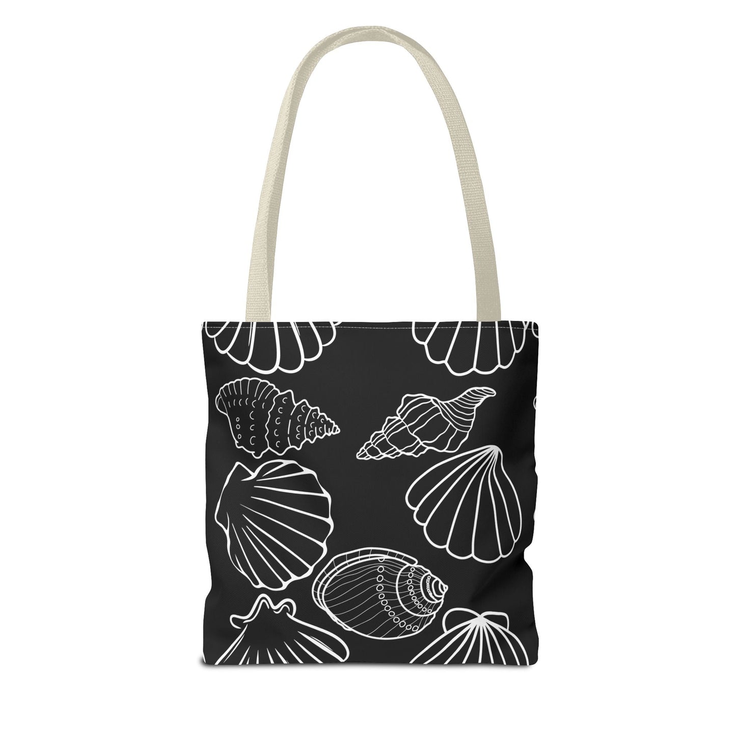 Elegant Shell Pattern Tote Bag - Perfect for Beach Days & Everyday Use