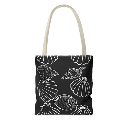 Elegant Shell Pattern Tote Bag - Perfect for Beach Days & Everyday Use