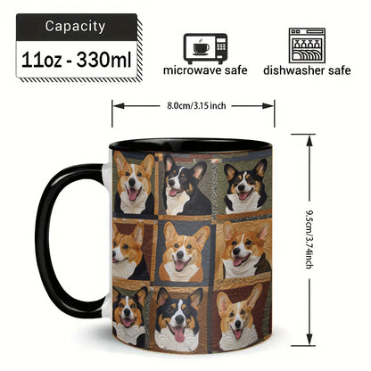Corgi Dog Ceramic Coffee Mug