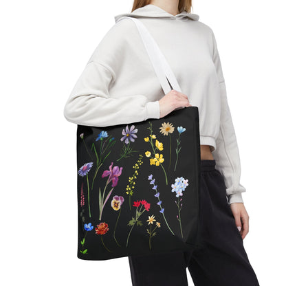 Floral Tote Bag - Chic and Eco-Friendly Carryall for Nature Lovers
