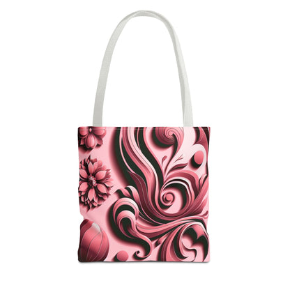 Stylish Floral Tote Bag - Elegant Floral Design for Everyday Use