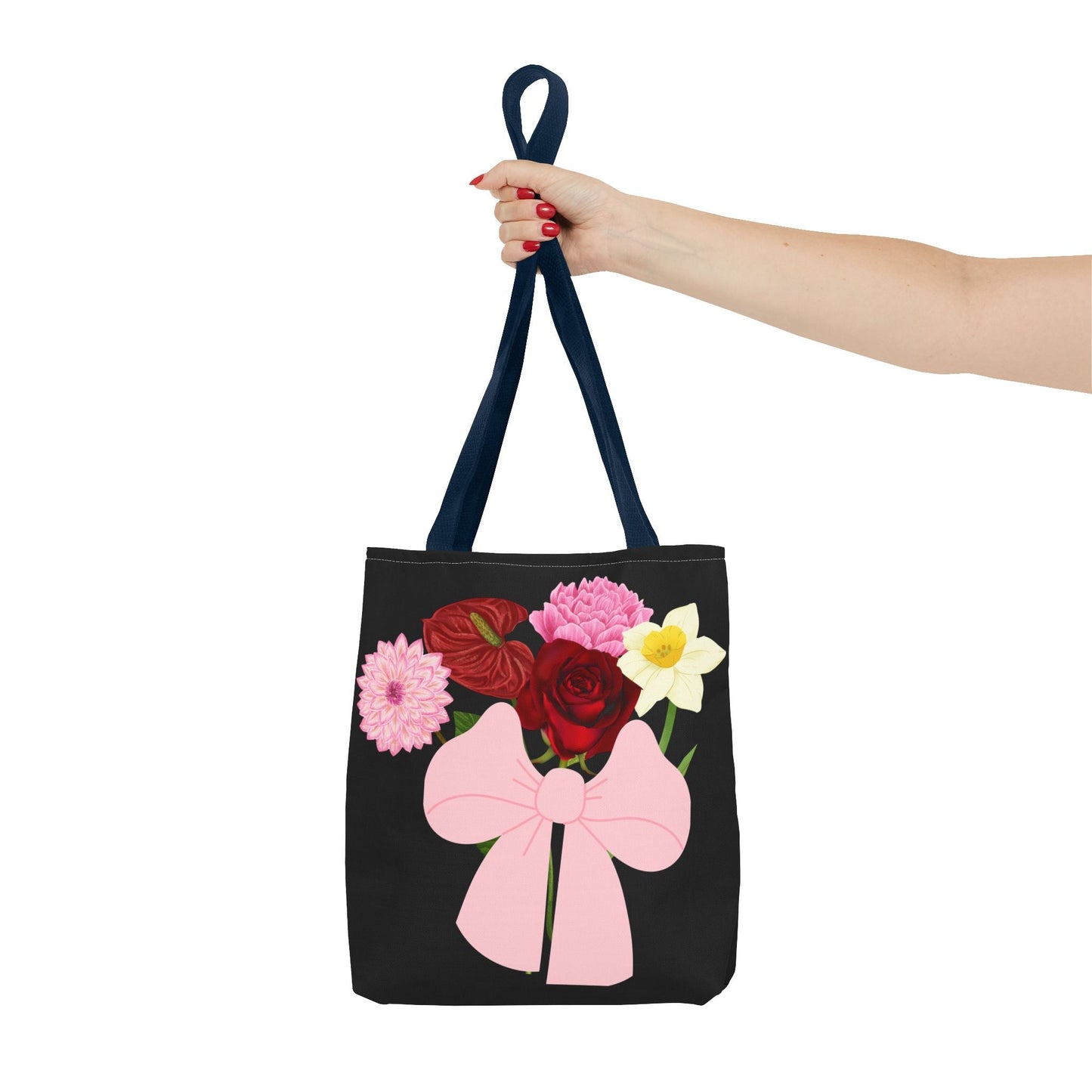 Floral Bow Tote Bag - Perfect for Mother's Day & Everyday Use