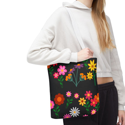 Colorful Floral Tote Bag – Eco-Friendly Every Day Essentials