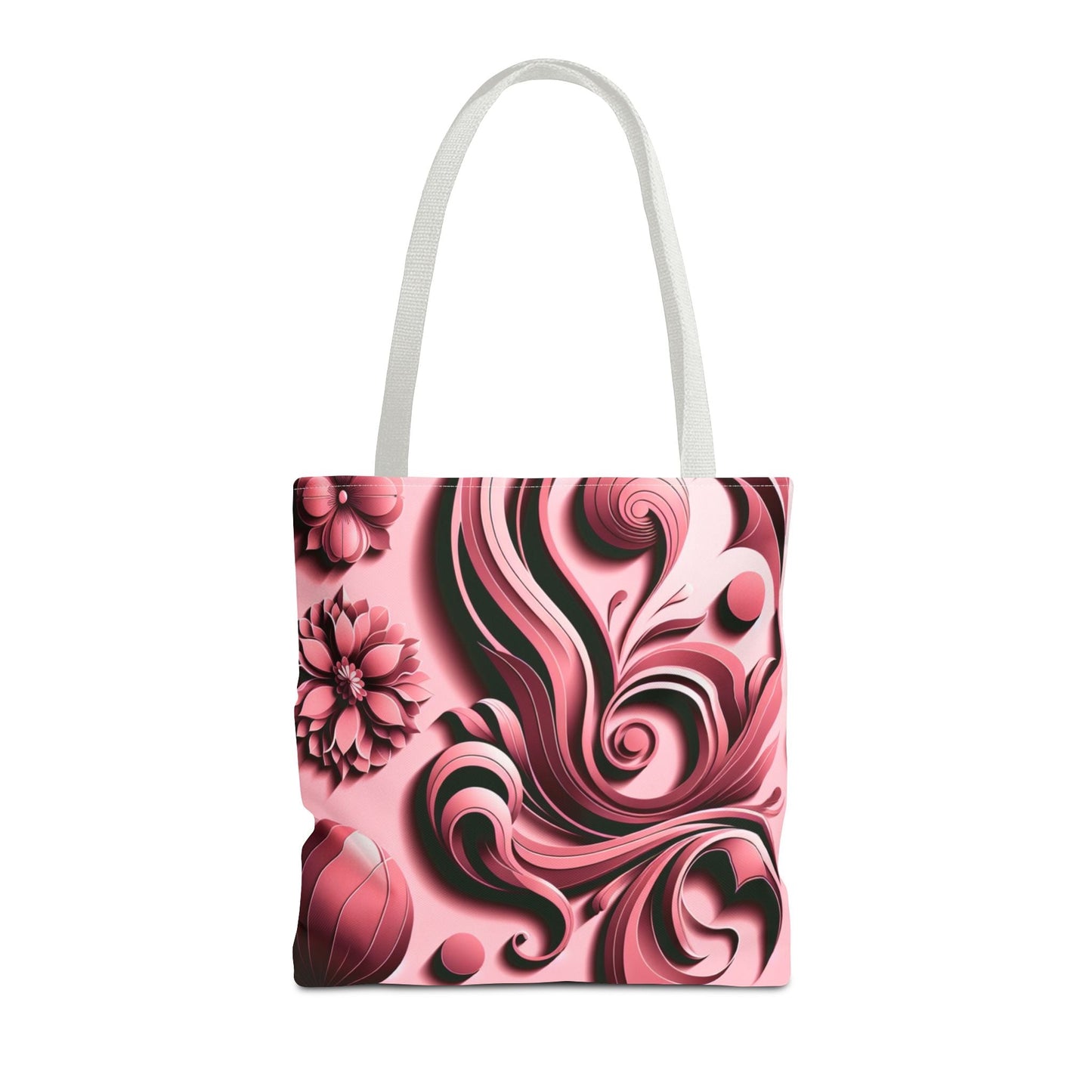Stylish Floral Tote Bag - Elegant Floral Design for Everyday Use