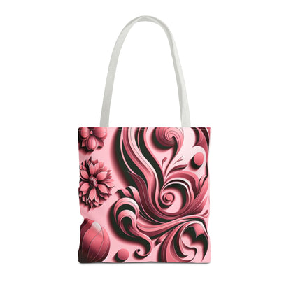 Stylish Floral Tote Bag - Elegant Floral Design for Everyday Use