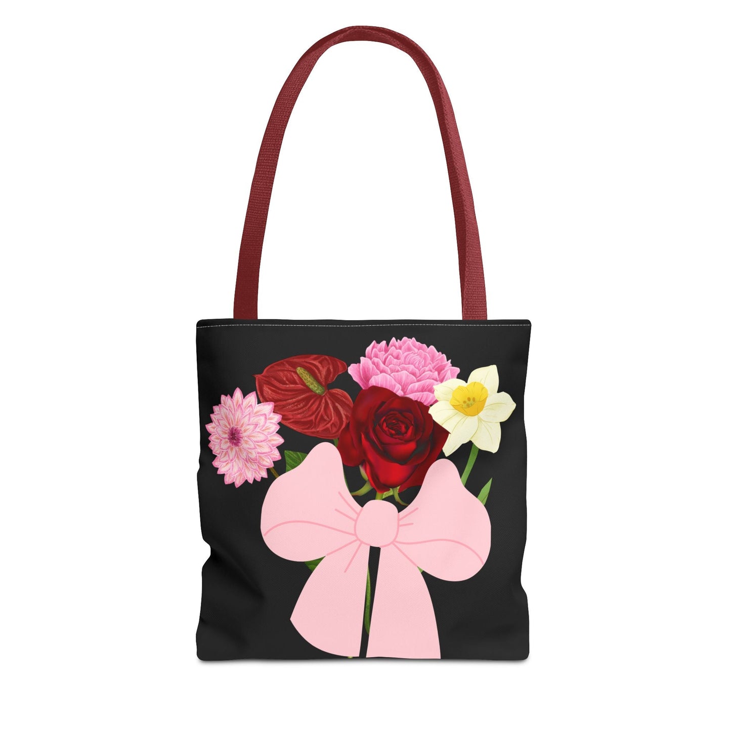 Floral Bow Tote Bag - Perfect for Mother's Day & Everyday Use