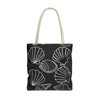 Elegant Shell Pattern Tote Bag - Perfect for Beach Days & Everyday Use
