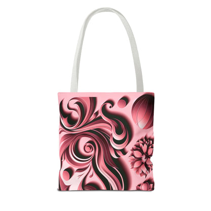 Stylish Floral Tote Bag - Elegant Floral Design for Everyday Use