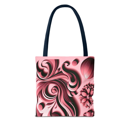 Stylish Floral Tote Bag - Elegant Floral Design for Everyday Use
