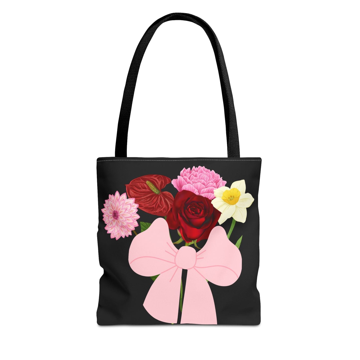 Floral Bow Tote Bag - Perfect for Mother's Day & Everyday Use