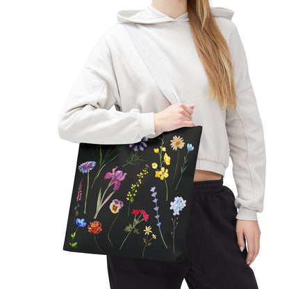 Floral Tote Bag - Chic and Eco-Friendly Carryall for Nature Lovers