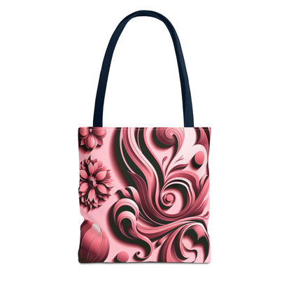 Stylish Floral Tote Bag - Elegant Floral Design for Everyday Use