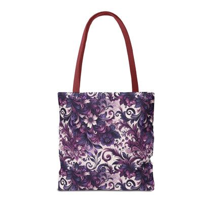 Floral Elegance Tote Bag - Stylish and Versatile Floral Pattern for Everyday Use