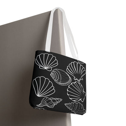 Elegant Shell Pattern Tote Bag - Perfect for Beach Days & Everyday Use