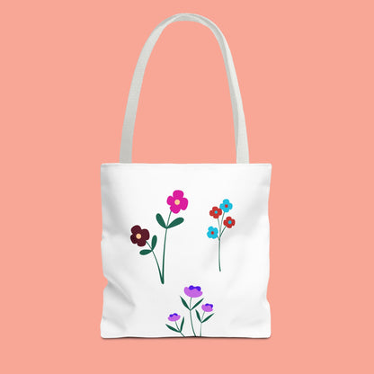 Floral Print Tote Bag - Stylish Eco-Friendly Carryall for Everyday Use