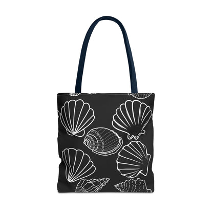 Elegant Shell Pattern Tote Bag - Perfect for Beach Days & Everyday Use
