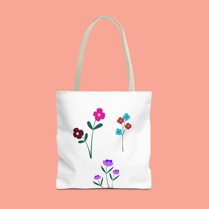 Floral Print Tote Bag - Stylish Eco-Friendly Carryall for Everyday Use