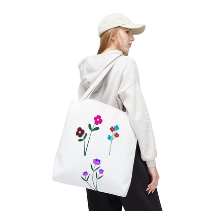 Floral Print Tote Bag - Stylish Eco-Friendly Carryall for Everyday Use