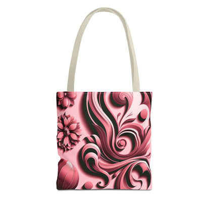 Stylish Floral Tote Bag - Elegant Floral Design for Everyday Use
