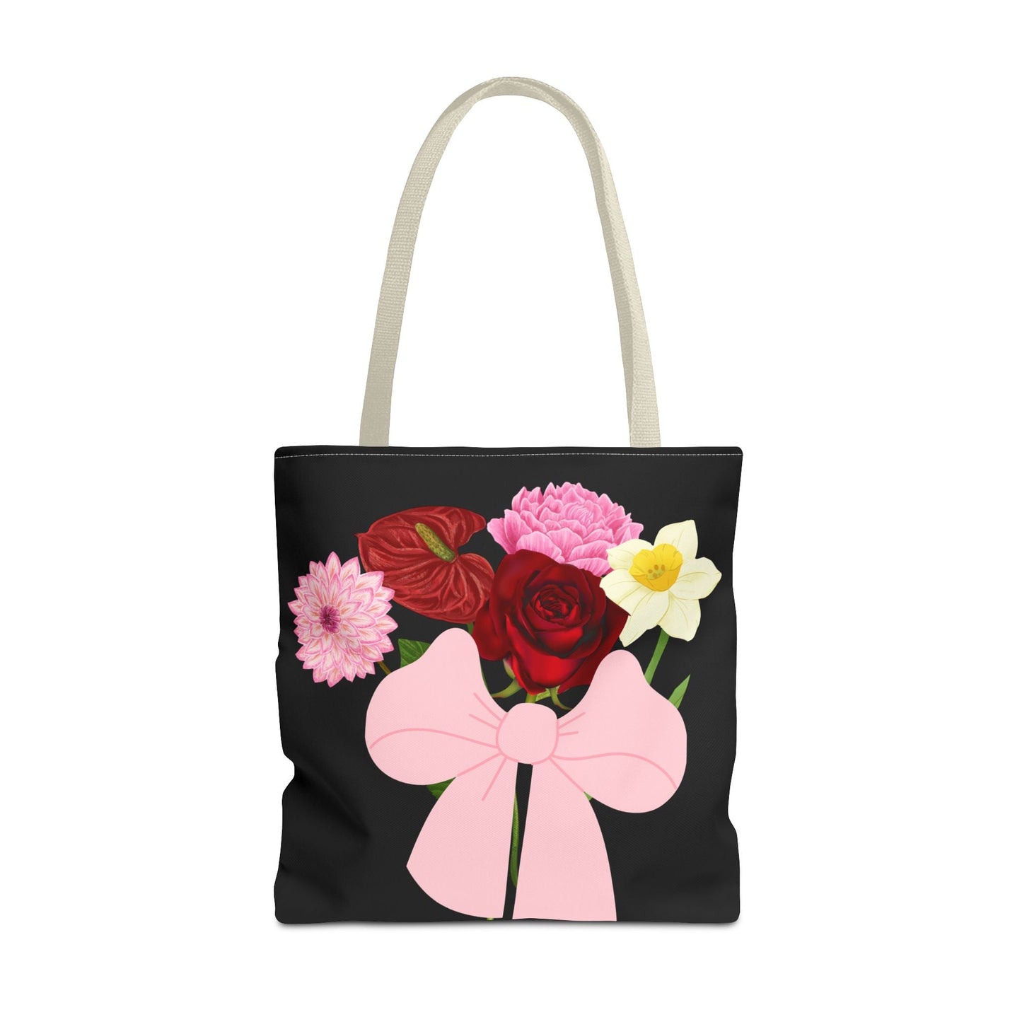 Floral Bow Tote Bag - Perfect for Mother's Day & Everyday Use