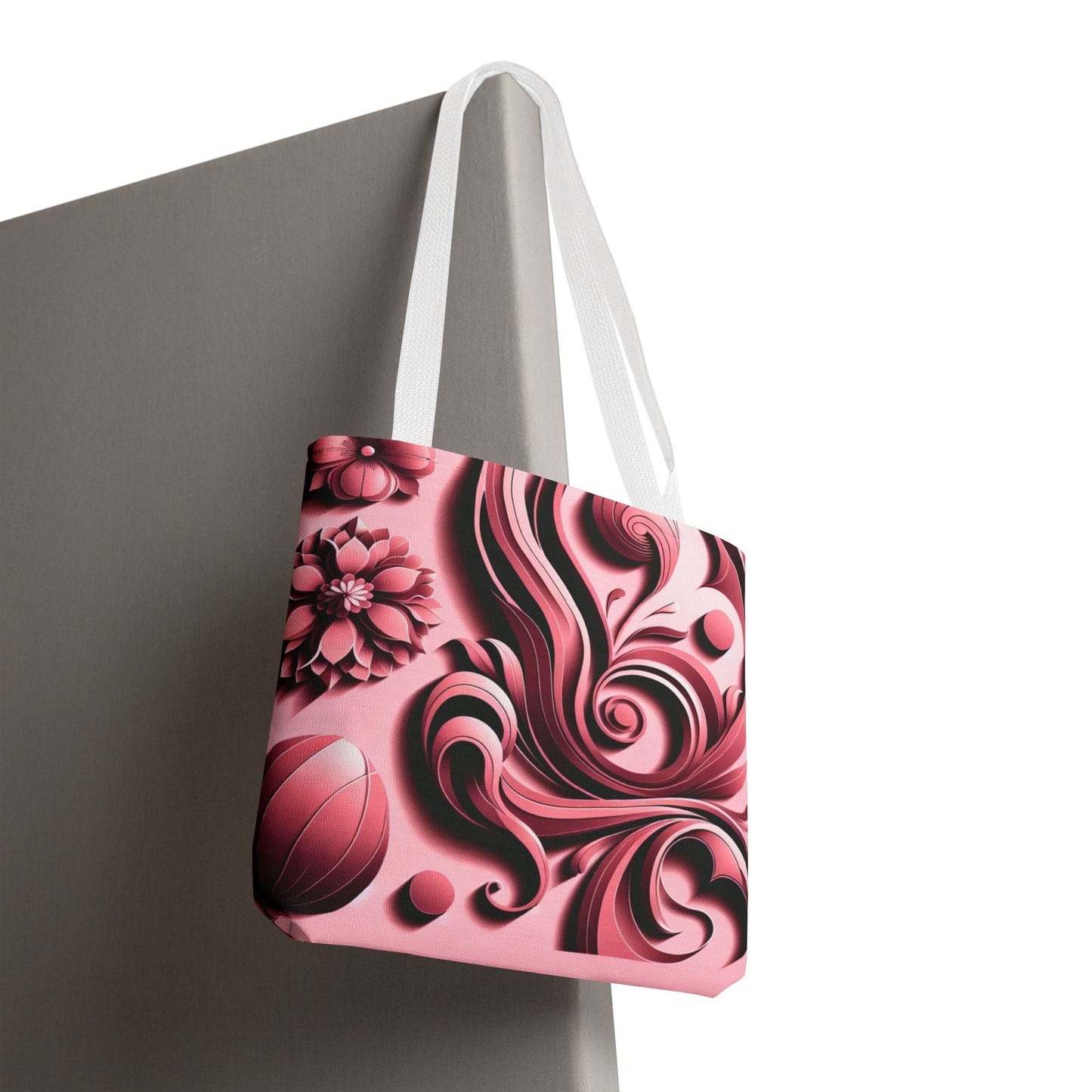 Stylish Floral Tote Bag - Elegant Floral Design for Everyday Use