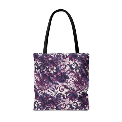 Floral Elegance Tote Bag - Stylish and Versatile Floral Pattern for Everyday Use