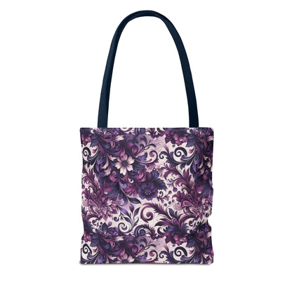 Floral Elegance Tote Bag - Stylish and Versatile Floral Pattern for Everyday Use